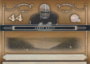 2006 Leroy Kelly Playoff National Treasures #24 football card - Serial no. 015/125