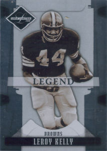 2008 Leroy Kelly Donruss Leaf Limited #158 football card - Serial no. 034/499