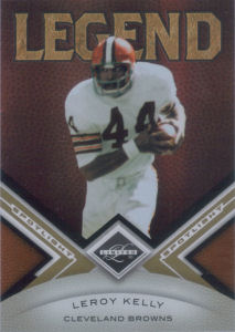 2010 Leroy Kelly Panini Limited Gold Spotlight #138 football card - Serial no. 11/25