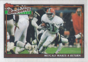 Browns Team Leaders 1991 Topps football card